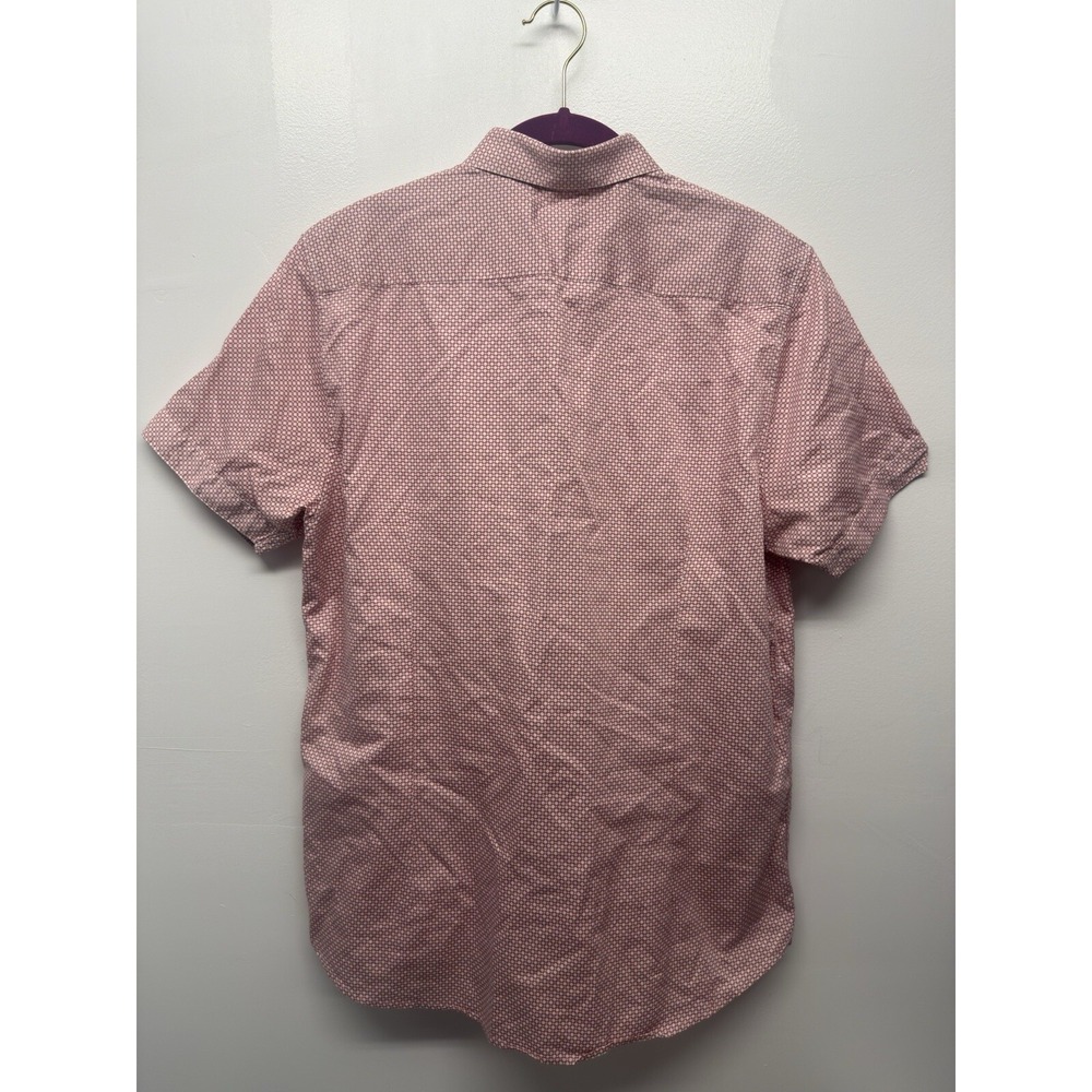 Ted Baker Mens Shirt Size 4 Large Short Sleeve Button Down Pocket Old Money#14 - Picture 6 of 12